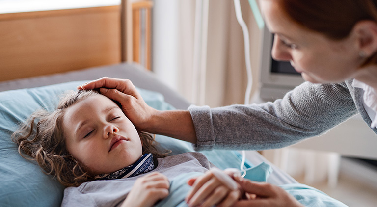 Grippe bei Kindern: Wie man sie erkennt und behandelt